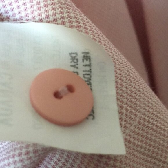 Vintage Le Château Pink Gingham A Line Mini Skirt Size 4 - Picture 8 of 8